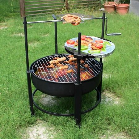 Cooking Grill, Outdoor Bbq Area, Outdoor Bbq Grill, Metal Fire Pit, Outdoor Bbq Kitchen, Natural Gas Grill, Fire Pit Grill, Wood Burning Fire Pit, Grill Set