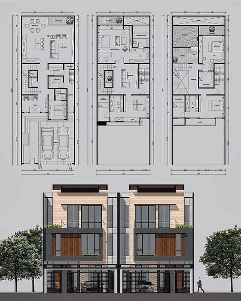 Ground Floor Elevation Design Modern, Ground Floor Elevation Design, Tropical Modern House, Modern House Project, Interior Architecture Sketch, Modern Bungalow Exterior, Building Design Plan, Modern House Floor Plans, Interior Design Plan