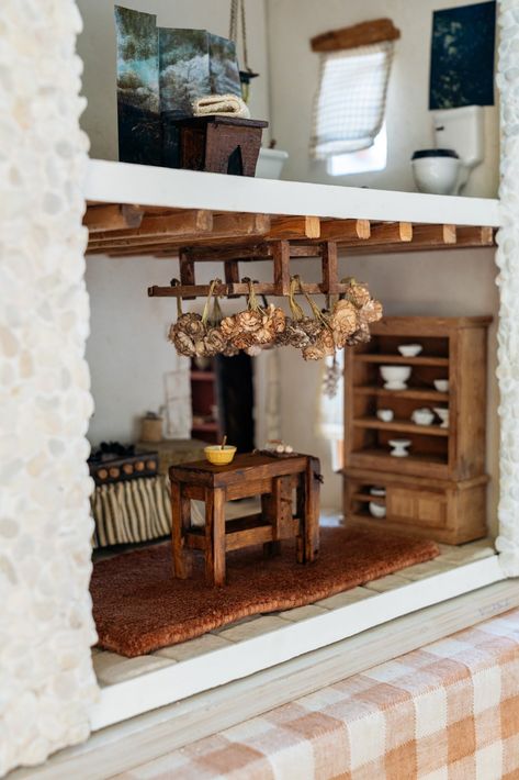 Cotswolds Cottage Dollhouse — MEDSGER Dolls House Cottage Interiors, English Cottage Dollhouse Interior, English Cottage Dollhouse, Cottage Dollhouse Interior, Victoria's Farmhouse Dollhouse Interior, Cottagecore Dollhouse, Happy Hobbies, Dollhouse Cottage, Dollhouse Plans