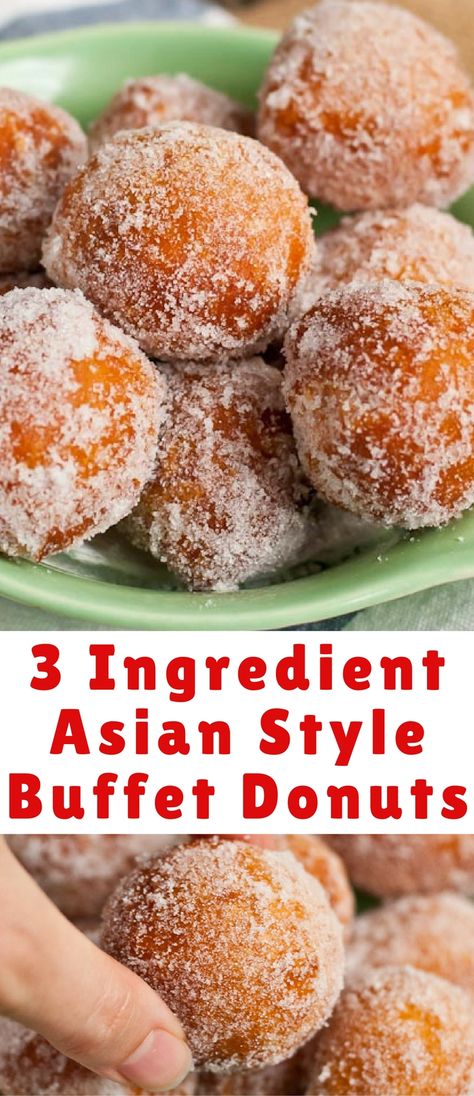 Asian Buffet, Chinese Donuts, Chinese Dinner, Homemade Chinese Food, Chinese Chicken Recipes, Buffet Style, Best Chinese Food, Chinese Cooking Recipes, Chinese Dessert