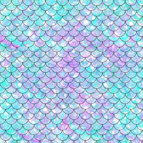 Mermaid Wallpaper Backgrounds, Mermaid Printables, Mermaid Background, White Scrapbook, Mermaid Wallpapers, Glitter Mermaid, Mermaid Diy, Dots Wallpaper, Mermaid Theme