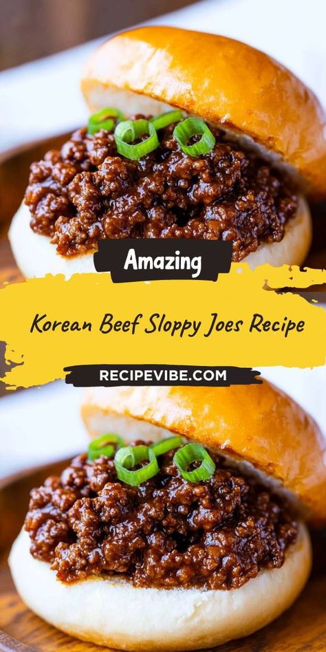 Looking for a crowd-pleasing meal that’s full of flavor? This Korean Beef Sloppy Joes Recipe is the perfect solution for your next gathering! With its delicious blend of ingredients, this ground beef recipe will be a hit. Be sure to save it for your entertaining needs! Unique Dinner, Brioche Rolls, Korean Beef, Sloppy Joes Recipe, Crowd Pleasing Recipes, Spicy Sauce, Hoisin Sauce, Sloppy Joes, Ground Beef Recipes