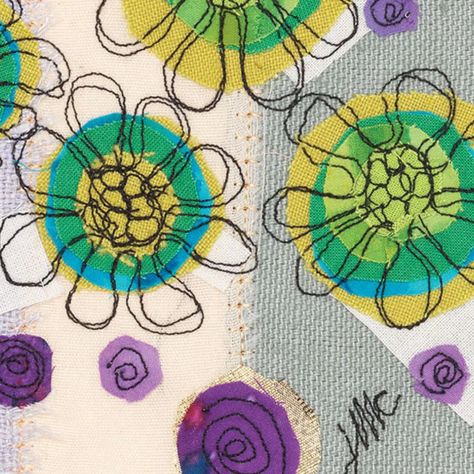 How to Quilt Flowers: 3 Projects Every Quilter Should Try Quilt Flowers, How To Quilt, Spring Months, It's Never Too Late, Needle Book, Beading Needles, Art Quilt, Wall Quilts, Orange Fabric