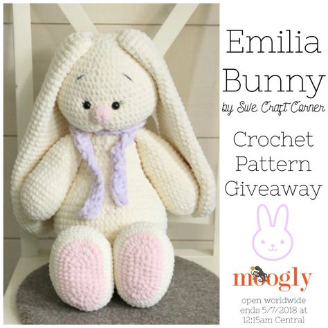 Crochet Long Eared Bunny Pattern Free, Free Crochet Bunny, Crochet Easter Basket Pattern, Marathi Images, Easter Basket Pattern, Diy Sleep Mask, Free Crochet Amigurumi Patterns, Bunny Tutorial, Cup Cozy Pattern