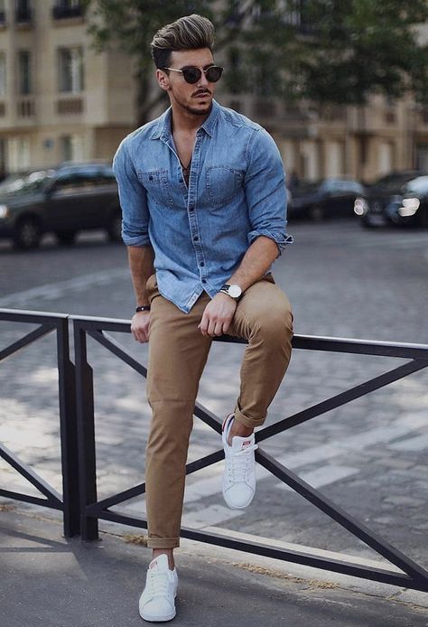 Estación Futura & Planeta Urbano. Tienda de moda joven en Valladolid Business Casual Outfits For Men, Best Business Casual Outfits, Stil Masculin, Blazer Casual, Trendy Mens Fashion, Stylish Men Casual, Herren Outfit, Mens Fashion Classy, Mode Casual