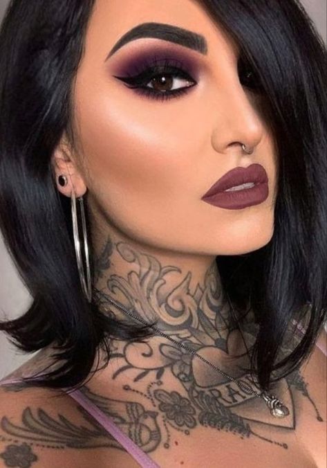 Rocker Makeup, Concert Makeup, Vampire Makeup, Punk Makeup, Makeup For Black Skin, Eye Makeup Designs, Goth Makeup, Dark Makeup, Makeup Obsession