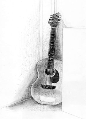 Just Some Amazing Hipster Drawing Ideas (40 Of It) - Bored Art Guitar Drawing Aesthetic, Observational Drawing Ideas, Popular Drawings, Aesthetic Guitar, Drawing From Life, Hipster Drawing, Drawing Concepts, Guitar Sketch, Hipster Drawings