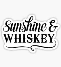 Sunshine and Whiskey Sticker Alcohol Stickers, Beer Pong Table Diy, Drinking Whiskey, Sunshine And Whiskey, Script Tattoo, Stickers For Sale, Bottle Painting, Cricut Creations, Small Business Ideas