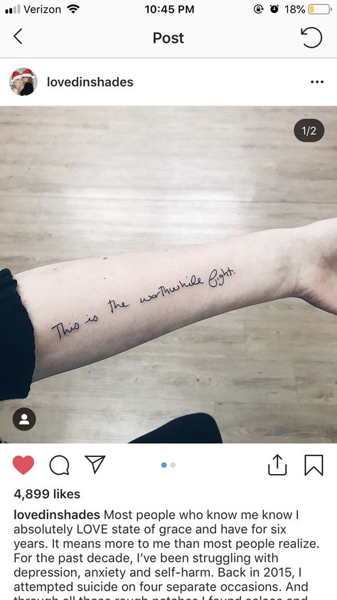 State Of Grace Tattoo Taylor Swift, State Of Grace Tattoo, Thoughtful Tattoos, Grace Tattoo, Swift Tattoo, Mind Dump, Grace Tattoos, 15 Tattoo, Pretty Tattoo