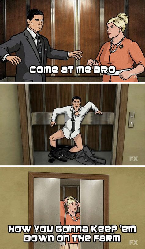 Archer vs Pam. Awesomeness ensues. Archer Pam, Archer Funny, Archer Quotes, Pam Poovey, Archer Tv Show, Archer Fx, Digital Universe, Sterling Archer, Danger Zone