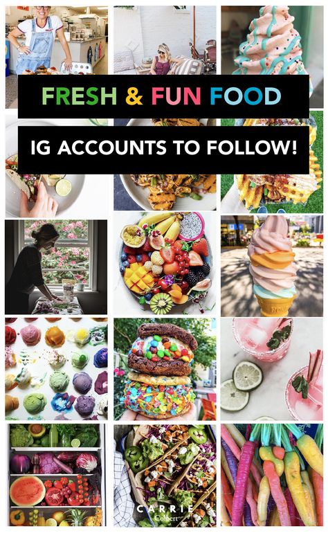 The 34 Food Instagram Accounts You'll Want to Follow Immediately - Carrie Colbert Cooking Instagram, Outfit Ideas Colorful, Food Instagram, Make Food, Food Shopping, Food Channel, Holiday Food, Instagram Food, Media Images