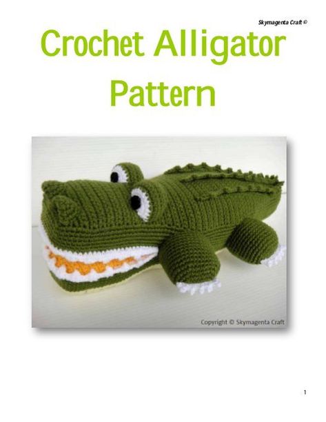 Crochet Alligator Pattern - LiveInternet.ru Crochet Alligator Pattern, Crochet Alligator, Crochet Dinosaur Patterns, Crochet Toys Free Patterns, Alligator Pattern, Crochet Toys Free, Crochet Dinosaur, Crochet Goodies, Crochet Teddy