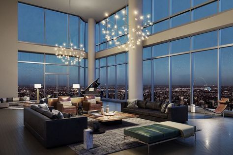 Central Park Tower, Penthouse Interior Design, Penthouse Interior, Luxury Penthouse, Luxury Amenities, Private Dining Room, Residential Building, Luxury Apartments, Luxury Real Estate