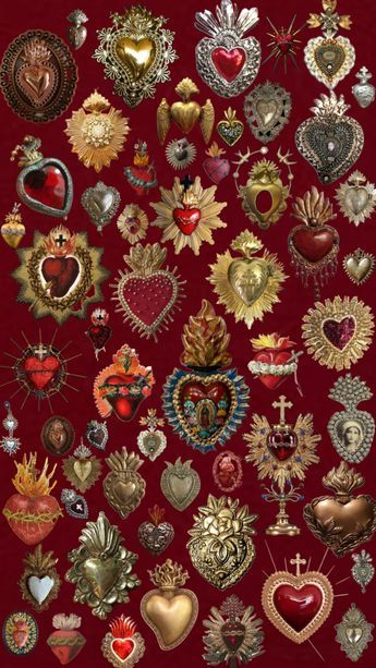 Check out a_elizabanoodle's Shuffles Roman Catholic Art, Sacred Heart Art, Rennaissance Art, Art Wallpaper Iphone, Cute Patterns Wallpaper, Catholic Art, Iphone Background Wallpaper, Heart Wallpaper, Sacred Art