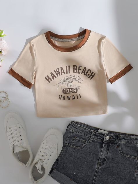 Cute Outfits Graphic Tees, Trendy Tee Shirts, Cute Outfits Summer For Teens, Middle School Outfits 6th, Summer Clothes For Teens, 7th Grade Outfits, Cute Outfits With Shorts, Adrette Outfits