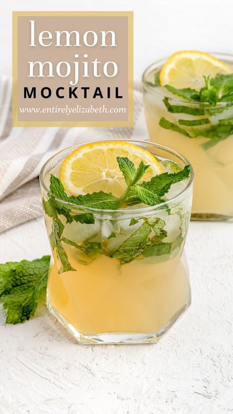 Tonic Water Mocktails, Hop Water Mocktail, Tonic Water Drinks Non Alcoholic, Lemonade Variations, Pineapple Mocktails, Tonic Mocktail, Lemon Mocktail, Bridgerton Brunch, Lemon Mojito