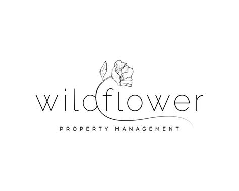 Wildflower Property Management | Logo Design by Akula Kreative | #floral #logodesign #branding | akulakreative.com Property Management Logo, Management Logo Design, Dandelion Logo, Etsy Logo Design, Management Logo, Etsy Logo, Creative Brands, Florist Logo, Floral Logo Design