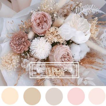 Blush Pink And Beige Wedding, Pink And Beige Wedding, Beige Wedding Theme, Blush Wedding Palette, Neutral Wedding Palette, Pink Wedding Palette, Cream Wedding Colors, Blush Pink Theme Wedding, Dusty Rose Wedding Colors