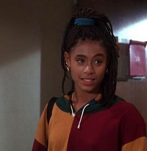 Box Braids and Scrunchies Jada Pinkett Smith 90s Outfits, Style Doc Martens, Black Hair 90s, 90s Beauty, Black 90s Fashion, Jada Pinkett, Vogue Editorial, Jada Pinkett Smith, 90s Hairstyles