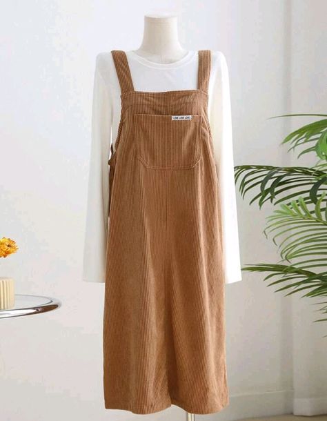 Brown Corduroy Dress, Corduroy Pinafore, Corduroy Pinafore Dress, Corduroy Overall, Corduroy Overall Dress, Corduroy Dress, Pinafore Dress, Overall Dress, Hope Chest