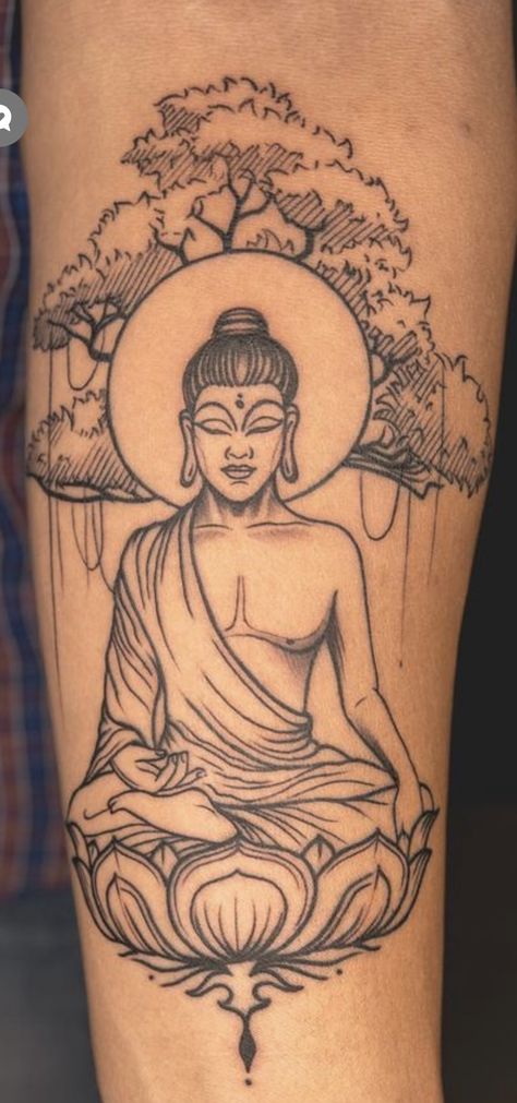 Cambodian Tattoo, Buddha Tattoo Sleeve, Meditation Tattoo, Camera Tattoo Design, Buddha Tattoo Design, Buddha Tattoos, Band Tattoo Designs, Buddha Tattoo, Alien Tattoo