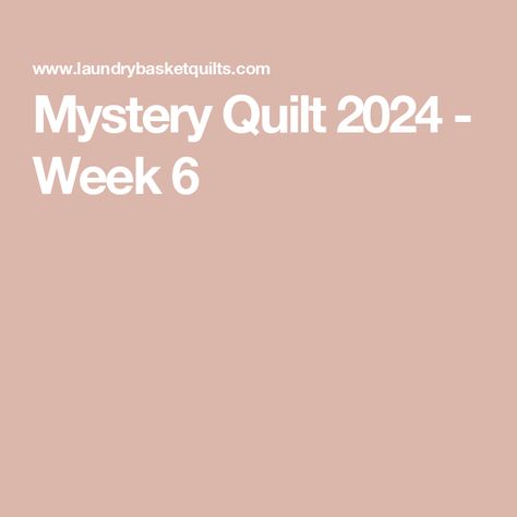 Mystery Quilt 2024 - Week 6 Mystery Quilt Patterns, Berry Garden, Learn And Play, Hand Sewing Needles, Aurifil Thread, Mystery Quilt, Play Together, Sewing Baskets, Leftover Fabric