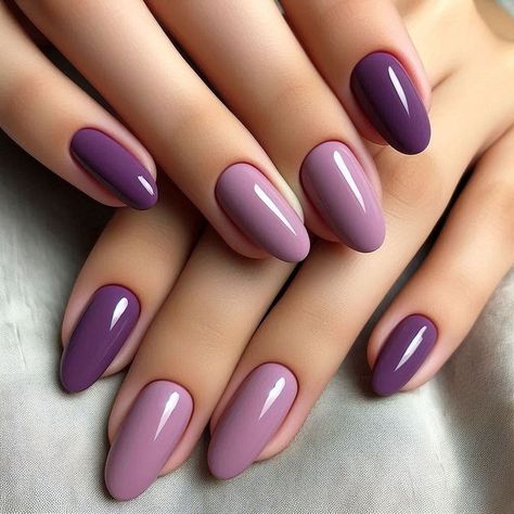 Purple Nail, Cute Gel Nails, Pretty Nail Art, Trendy Nail Design, Short Acrylic Nails Designs, Chic Nails, Short Acrylic Nails, Nail Accessories, Purple Nails