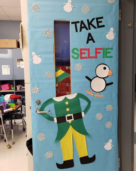 Sometimes the hardest part of Christmas door decorations is figuring out the idea.  In this post you will find plenty of inspiration from Elf Selfies to Gingerbread Houses to Grinch Acts of Kindness to Elf on the Shelf (and more)! #Christmas #2ndgrade #1stgrade #doordecorations Door Decorations Classroom Christmas, Classroom Christmas Decorations, Holiday Door Decorations, Diy Christmas Door, Christmas Door Decorating Contest, Christmas Classroom Door, Diy Classroom Decorations, Christmas Door Decoration, School Door Decorations