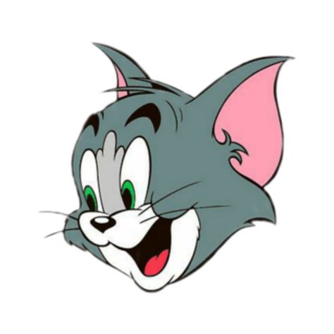 Tom Funny Face Cartoon, Tom Face Cartoon, Tom Jerry Photo, Tom And Jerry Face Png, Tom And Jerry Head, Funny Cartoon Pic, Tom And Jerry Face, Cat Drawing Tumblr, Tom From Tom And Jerry