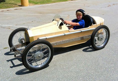 Donald's 2002 CycleKart Custom - AutoShrine Registry Cool Go Karts, Wooden Go Kart, Soap Box Cars, Cycle Kart, Vintage Pedal Cars, Diy Go Kart, Derby Cars, Cycle Car, Car Frames