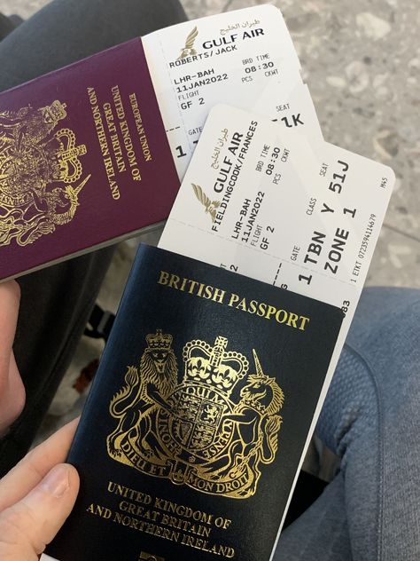 Airport Passport Pictures, British Passport Aesthetic, Two Passports Aesthetic, Australia Passport Aesthetic, Uk Passport Aesthetic, British Passport Travel Aesthetic, Uk Passport Photo, Passport And Ticket Picture, Travel Aesthetic Uk Passport