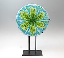 Fused Glass Flowers, Glass Art Products, Fused Glass Panel, Blue Hydrangea Flowers, Hydrangea Bloom, Fused Glass Artwork, Glass Fusing Projects, Deep Turquoise, Hydrangea Flowers