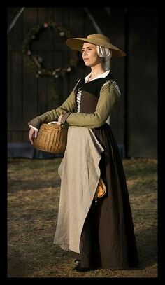 Late 16th, early 17th century clothing 17th Century Fashion Peasant, 17th Century Dress, 17th Century Clothing, 17th Century Fashion, Tudor Costumes, Interview Outfits, Fancy Skirts, Fest Outfits, Period Clothing