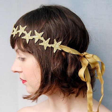 How To Wear Headbands, Star Costume, Crown Gold, Star Headband, Exterior Ideas, Etsy Christmas, Head Piece, Kat Von, Mermaid Party