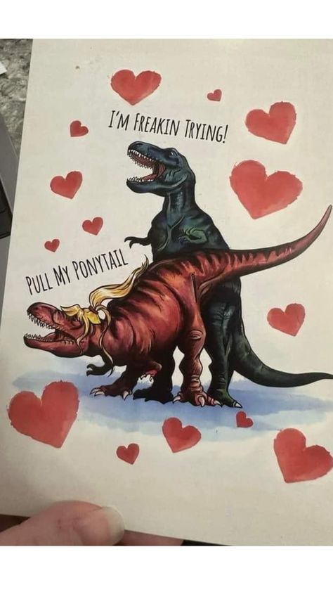 Gift Card For Boyfriend, Valentine Cards To Make, Dirty Valentine, Card For Girlfriend, Funny Anniversary Cards, Cards For Boyfriend, Anniversary Funny, Dinosaur Gifts, Valentine Birthday