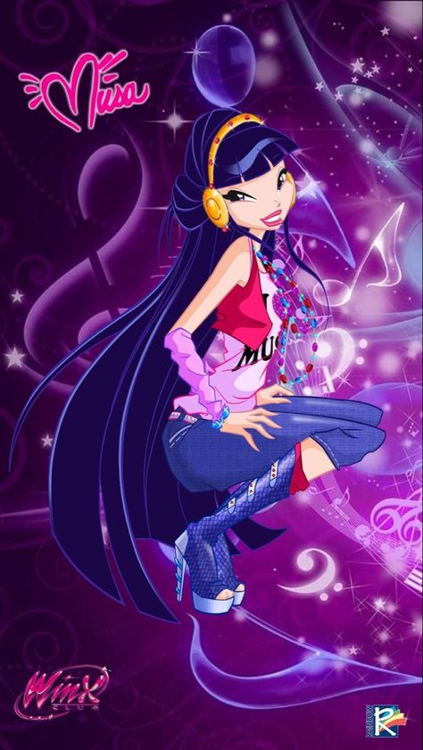 Musa Winx, Club Poster, Wallpaper Pictures, Winx Club, Magical Girl, Cartoon Wallpaper, Vintage Posters, Hello Kitty, Created By