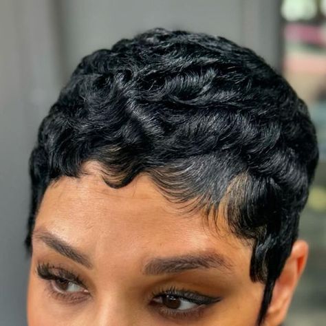 Paula Madison on Instagram: "It’s always Pixie Season. #paulahair #pixiepolish" Black Pixie Cut Black Women, Pixie Wixie, Short Pixie Cut Black Women, Black Women Pixie Haircut, Short Slicked Back Hair, 4b Hairstyles, Pixie Cut Black Women, Hair Journal, Perm Hairstyles