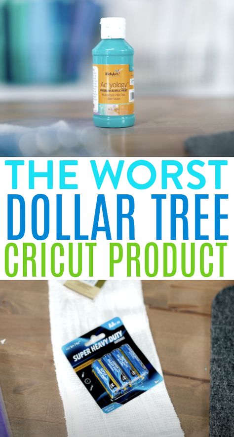 We go to the Dollar Tree all the time and use many of their products. It’s one of our favorite places! But, that doesn’t mean that every product we have tried has been a win.Here are some of the ones we have tried that we do not recommend using for your Cricut craft projects. Cricut Products, Dollar Tree Kitchen, Dollar Tree Cricut, Beginner Crafts, Cricut Tips, Acrylic Craft Paint, Cricut Craft, Cricut Joy, Flowers For You