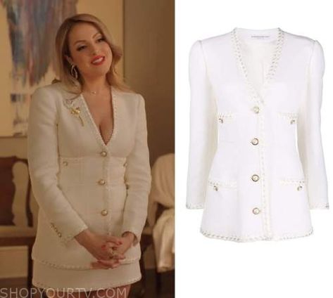 Fallon Carrington Season 5, Fallon Carrington Outfit Season 5, Carrington Aesthetic, Dynasty Season 5, Fallon Outfits, Dynasty Fashion, Dynasty Outfits, Fallon Carrington, Boss Outfit