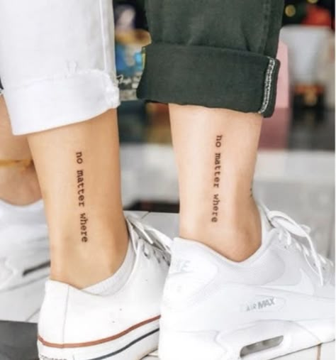 42 Tattoo, Tattoo Placements, Matching Best Friend Tattoos, Shape Tattoo, Small Girl Tattoos, Bff Tattoos, Matching Couple Tattoos, Friendship Tattoos, Tiny Tattoo