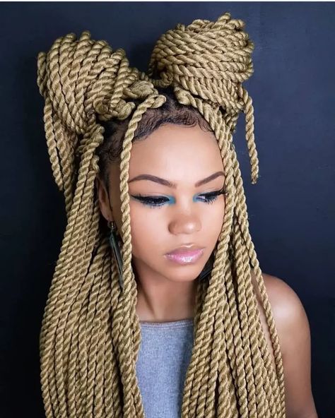 17 Stunning Brazilian Wool Hairstyles | ThriveNaija African Yarn Hairstyles, Wool Hairstyles, Yarn Braids Styles, Brazilian Wool Hairstyles, Brazilian Wool, Hair Yarn, Yarn Twist, Yarn Braids, Twist Braid Hairstyles