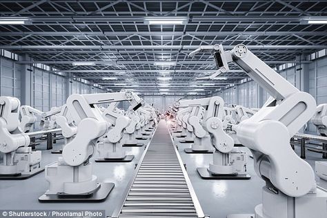 Robot Factory, Industrial Robotic Arm, Industrial Robots, Small Nurseries, Private Company, Marketing Technology, Internet Of Things, Assembly Line, Technology Trends