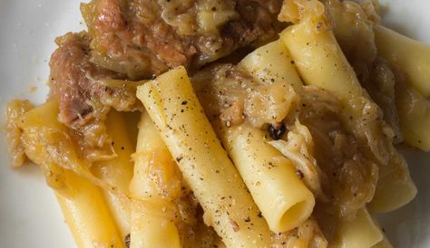 Pasta Genovese, Pasta Recipes, Italian Recipes, Chef, Pasta, Meat, Chicken