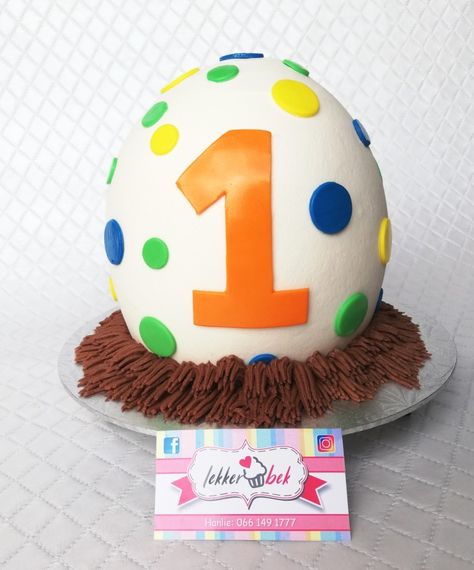 Dino Egg Smash Cake, Dinosaur Egg Smash Cake, Dino Egg Cake, Dinosaur Egg Cake, Dinosaur First Birthday Cake, Dinosaur Smash Cake 1st Birthdays, Dinosaur Smash Cake, 1 Year Birthday Party Ideas, Irish Birthday