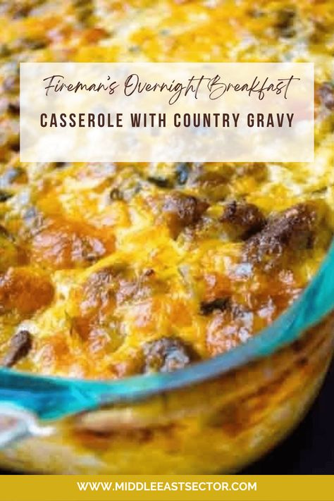 If you’re looking for an easy and tasty dish that can satisfy a hungry group for breakfast, and does not require you to wake up early in the morning to get it ready at the right time then your search is over. It’s a Fireman’s Overnight Breakfast Casserole does all of that and comes with Wake Up Casserole, Firehouse Breakfast Casserole, Overnight Breakfast Casserole Recipes, Fireman's Overnight Breakfast Casserole, Overnight Firemans Breakfast Casserole, Fireman’s Breakfast Casserole, Country Gravy Breakfast Casserole, Bob Evans Breakfast Casserole, Breakfast For Thanksgiving Morning