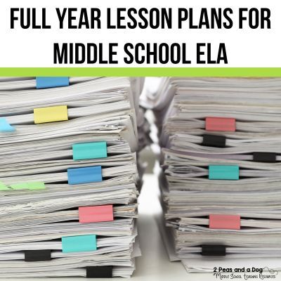 Middle School Reading Classroom, Lesson Plans For Middle School, Middle School Esl, Middle School Special Education, Middle School Classroom Decor, Teaching Portfolio, Middle School Life, Ela Lesson Plans, English Lesson Plans