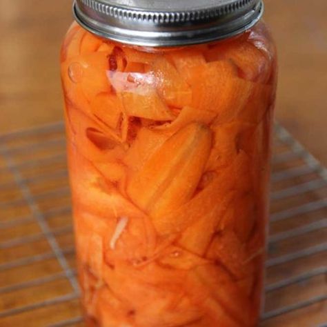 Pickled Carrots. Best ever Pickled Carrots | My Kitchen Stories Pickled Carrots Recipe, Pickled Vegetables Recipe, Carrots Recipe, Pickled Carrots, Ginger Slice, Homemade Pickles, Pickled Veggies, Pickled Vegetables, Pickling Cucumbers