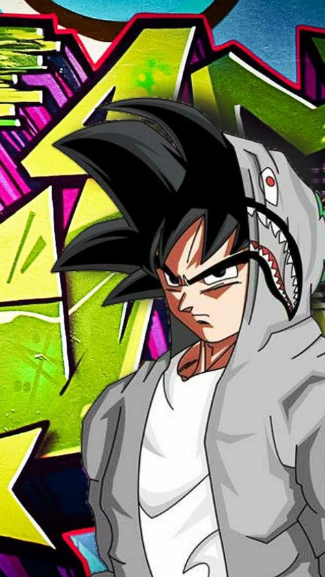 Son Goku Wallpapers, Bape Shark Wallpaper, Goku Wallpaper Iphone, Dark Goku, Goku Face, Hypebeast Iphone Wallpaper, Goku Pics, Dragon Super, Image Dbz