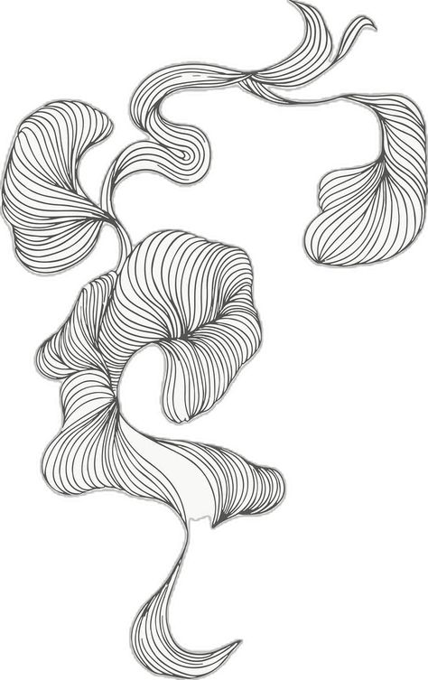 Coral Reef Drawing, Coral Tattoo, Line Drawing Art, Abstract Art Collection, Simple Sketch, Texture Drawing, Background Design Vector, Abstract Art Wallpaper, Framed Wallpaper