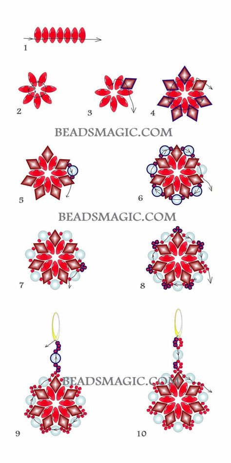 Free pattern for earrings Sevia with gemduo | Beads Magic Duo Beads Patterns Free, Superduo Patterns Free Tutorials, Gemduo Bead Patterns, Diy Beaded Earrings Tutorials Free Pattern, How To Bead Earrings, Beadwork Patterns Free Seed Bead Tutorials, Seed Bead Patterns Free Earrings, Super Duo Beads Patterns Free, Beaded Earrings Patterns Free